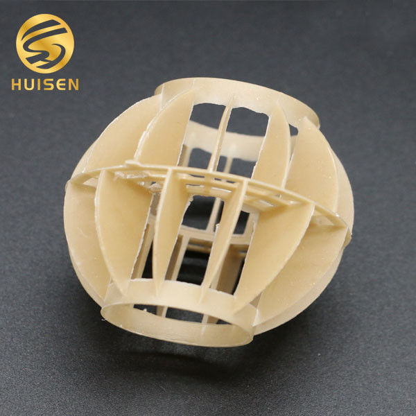 Hollow Ball Media  Plastic Tower Packing Filler Contain Bamboo Charcoal Customized